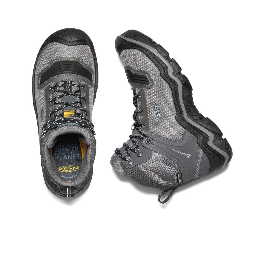 Keen Women's Durand EVO Waterproof Mid | Steel Grey/Cloud Blue