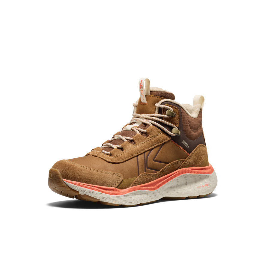 Keen Women's Leiki Waterproof Leather Hiking Boot | Chipmunk/Birch