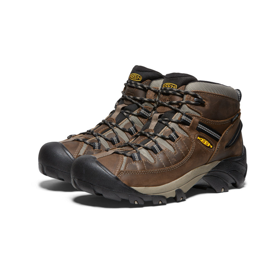 Keen Men's Targhee II Mid Waterproof Hiking Boots | Shitake/Brindle