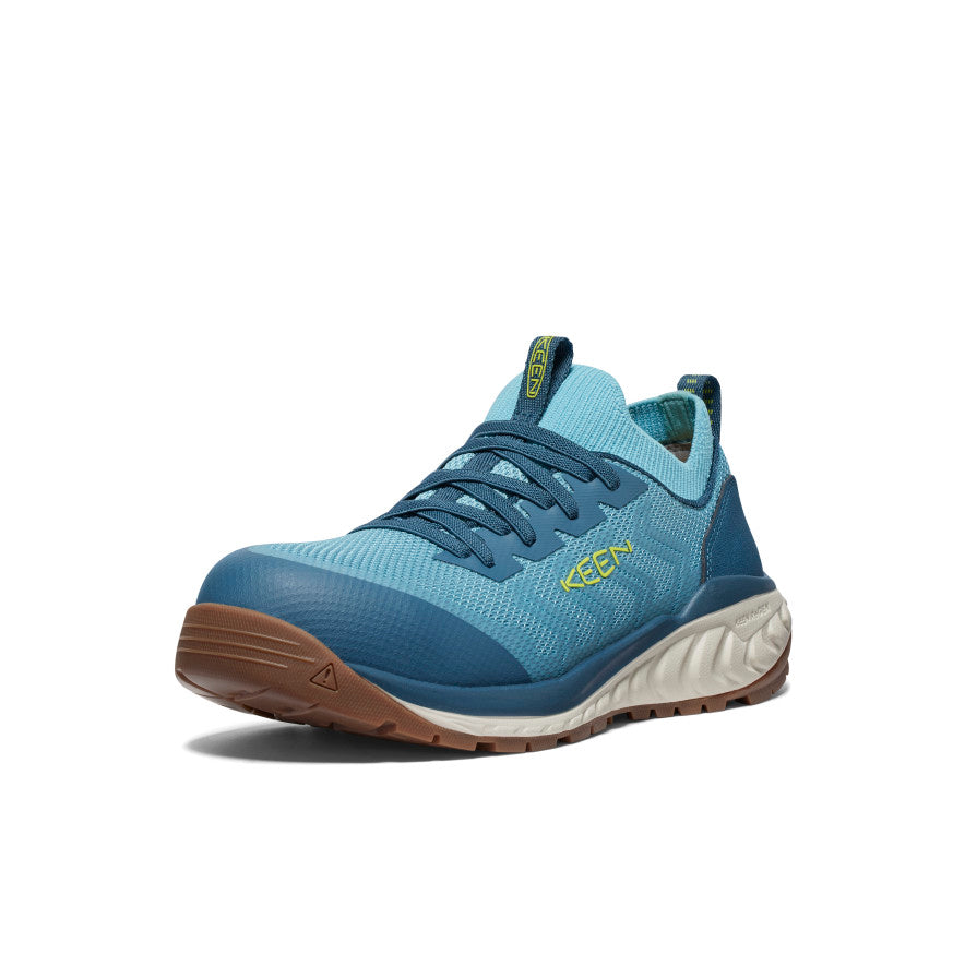 Keen Women's Arvada Shift Work Sneaker (Carbon Toe) | Reef Waters/Legion Blue