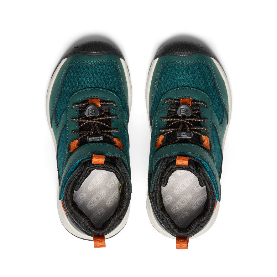Keen Little Kids' Skua Waterproof Boot | Ponderosa Pine/Gold Flame