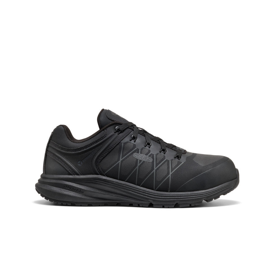 Keen Men's Vista Energy XT Work Sneaker INT MET (Carbon Toe) | Black/Magnet