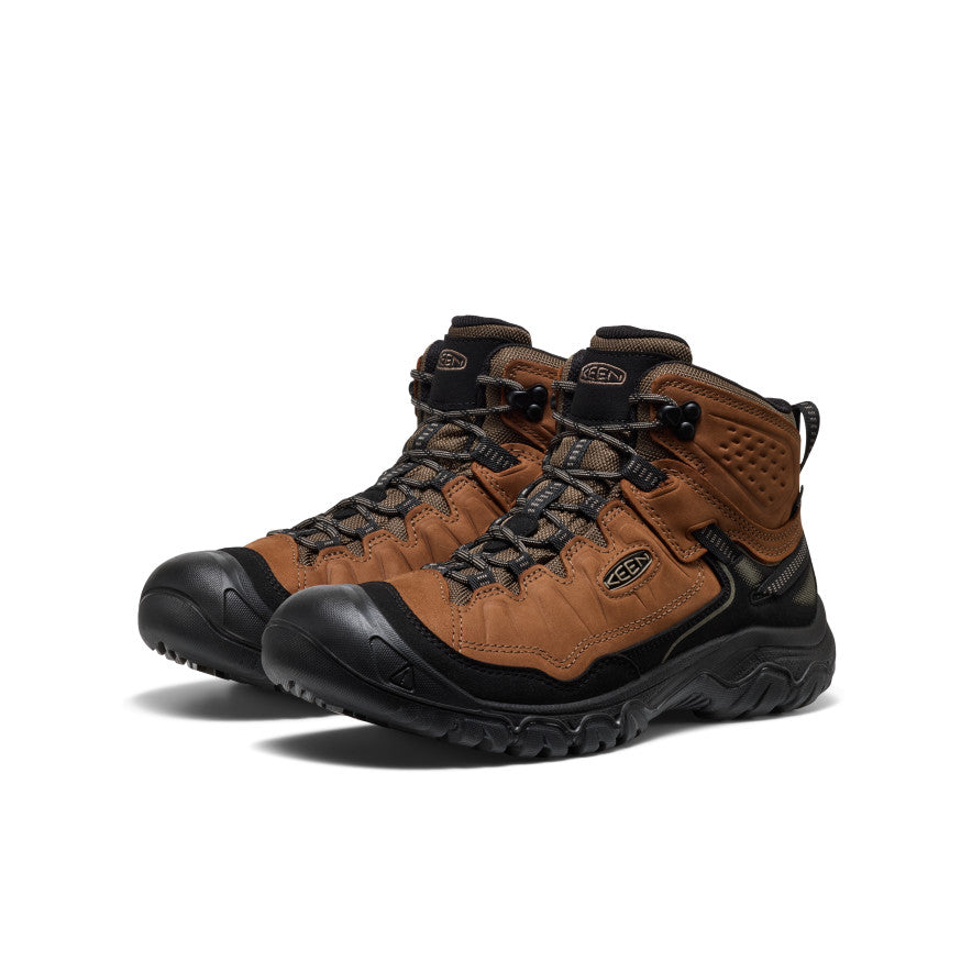 Keen Men's Targhee IV Waterproof Hiking Boot | Bison/Black