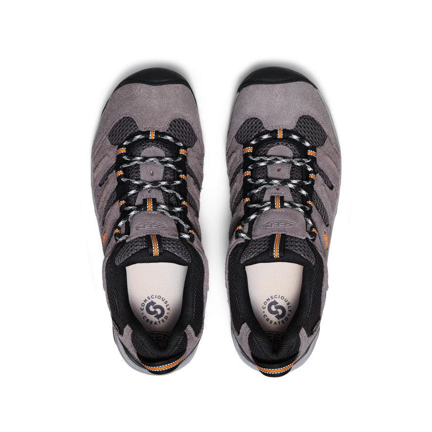 Keen Men's Headout Waterproof Hiking Shoe | Steel Grey/Orange Pepper