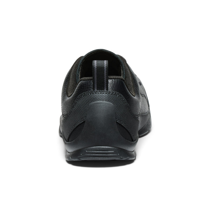 Keen Men's Jasper Sneaker | Black Smooth Leather