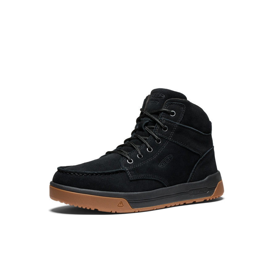 Keen Men's Gibson Boot (Soft Toe) | Black/Gum