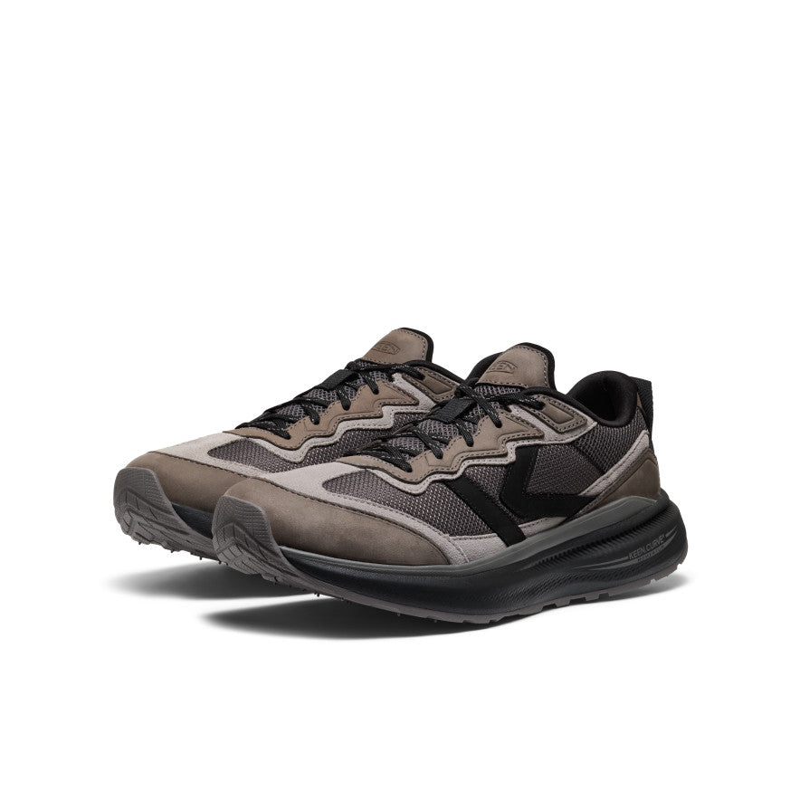 Keen Men's WK500 Leather Walking Shoe | Steel Grey/Black