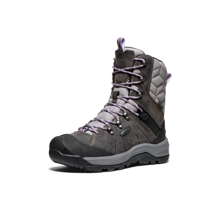 Keen Women's Revel IV High Polar Waterproof Boot | Steel Grey/Orchid Petal
