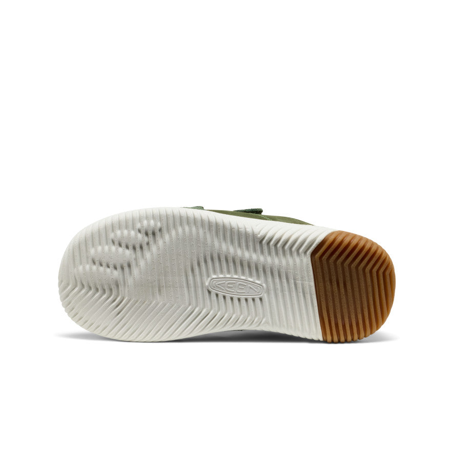 Keen Big Kids' KNX T-Toe Sneaker | Bronze Green/Star White