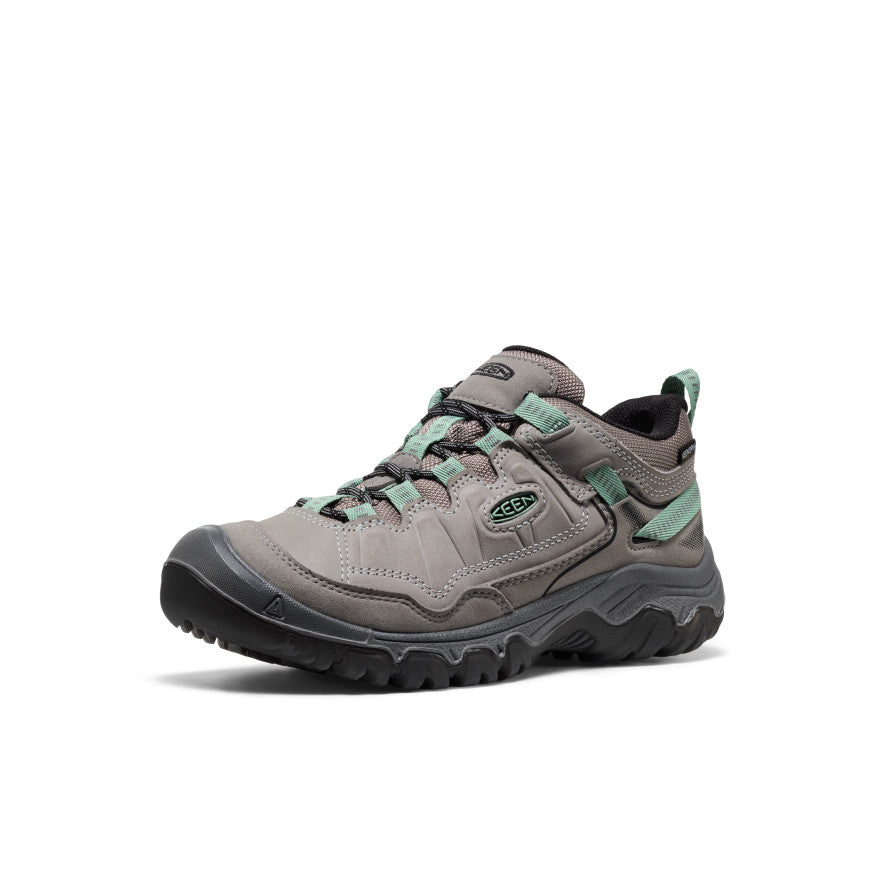 Keen Women's Targhee IV Waterproof Hiking Shoe | Alloy/Granite Green