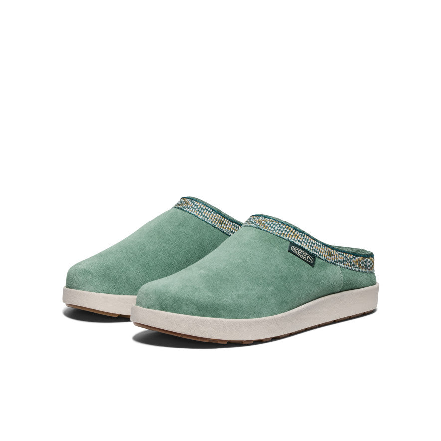 Keen Women's Elle Suede Mule | Dark Forest/Birch