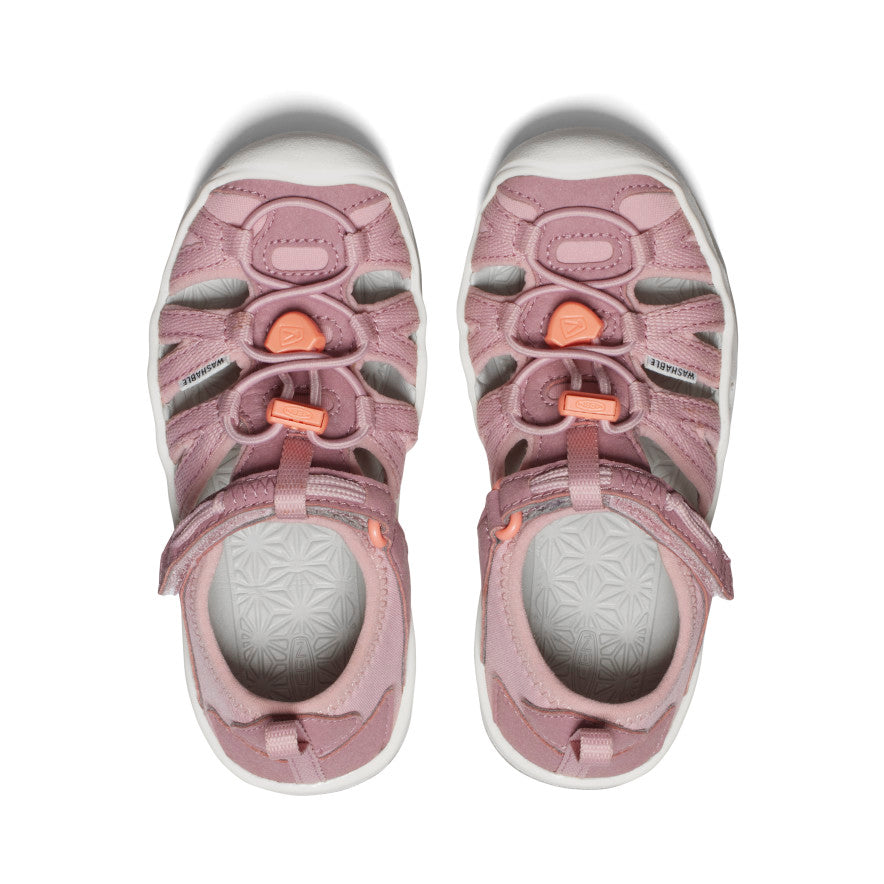 Keen Little Kids' Moxie Sandal | Nostalgia Rose/Papaya Punch