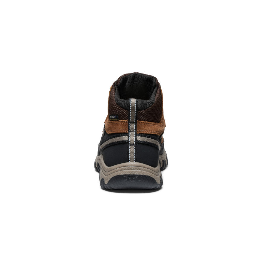 Keen Big Kids' Targhee IV Waterproof Hiking Boot | Bison/Brindle