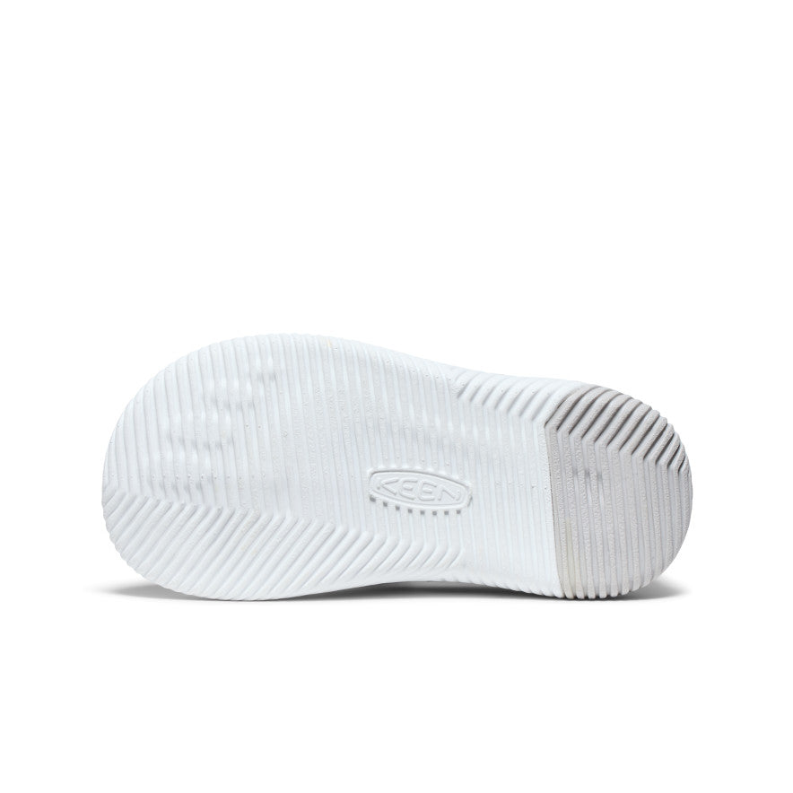 Keen Little Kids' KNX Knit Sneaker | Star White/Skyway