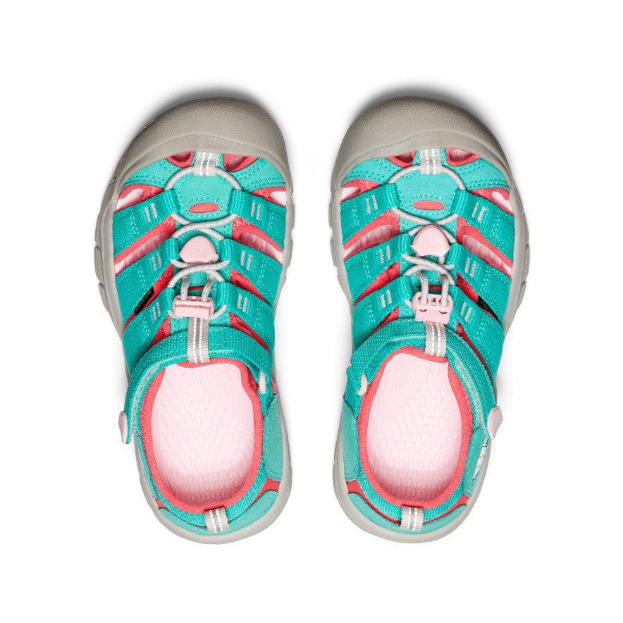 Keen Big Kids' Newport H2 | Bright Aqua/Giggle Pink