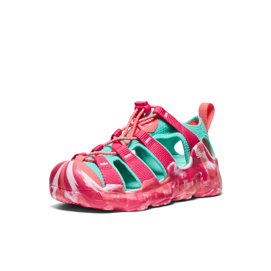 Keen Big Kids' Hyperport H2 Sandal | Raspberry/Pool Blue
