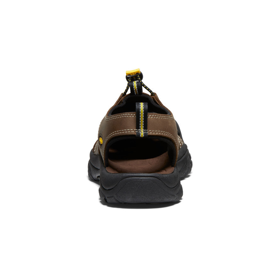 Keen Men's Newport Leather Sandal Wide | Bison