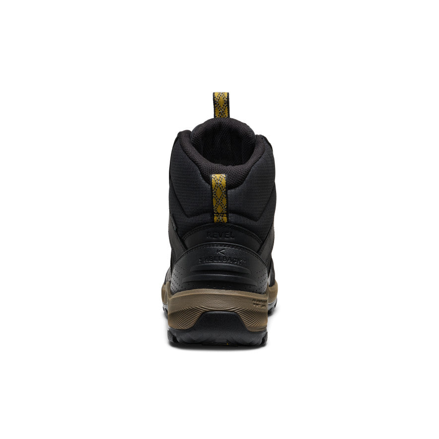 Keen Men's Revel IV Polar Waterproof Boot | Black/Lemon Curry