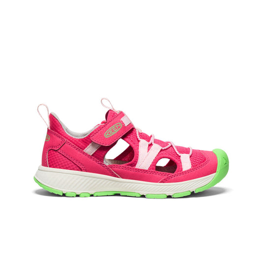Keen Big Kids' Motozoa Sandal | Raspberry/Giggle Pink
