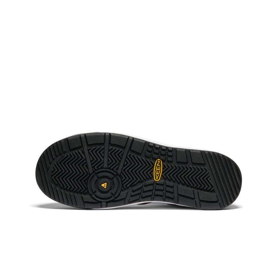 Keen Men's Overton Work Shoe (Carbon Toe) | Star White/Black