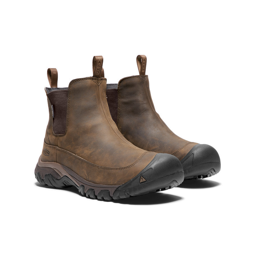 Keen Men's Anchorage III Waterproof Boot | Dark Earth/Mulch
