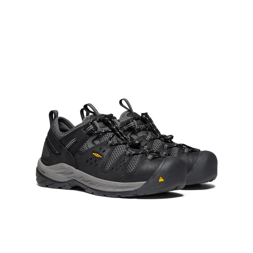 Keen Men's Atlanta Cool II (Steel Toe) | Black/Dark Shadow