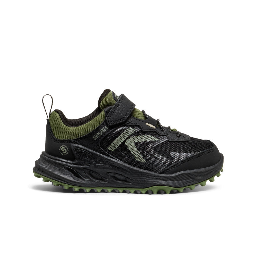 Keen Little Kids' Zionic Waterproof Shoe | Black/Bronze Green