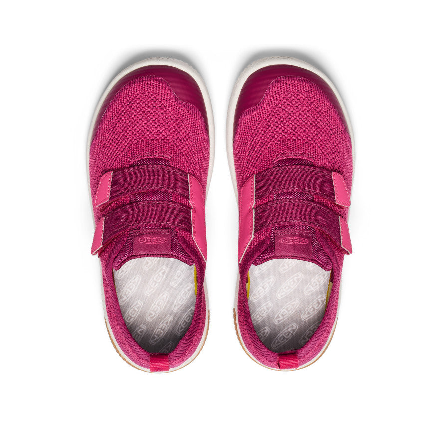 Keen Big Kids' KNX Knit Double Strap | Beaujolais/Raspberry