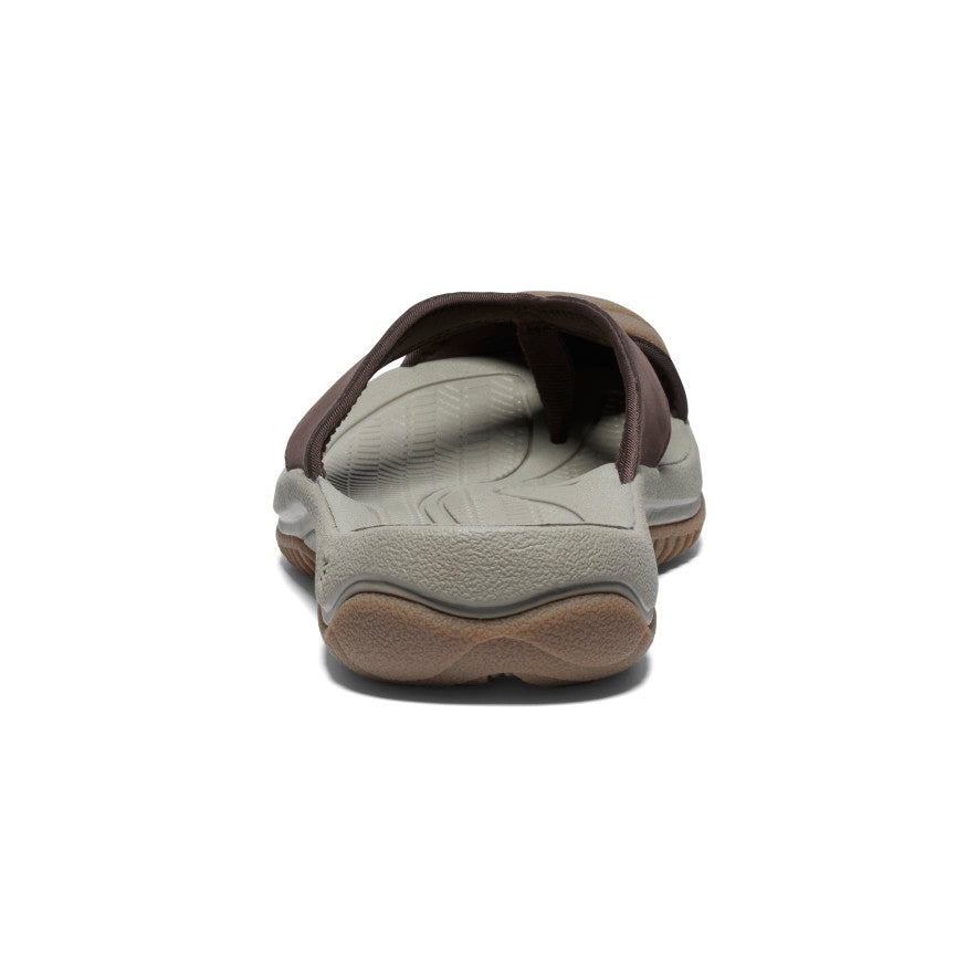 Keen Men's Waimea Leather Flip-Flop | Java/Plaza Taupe