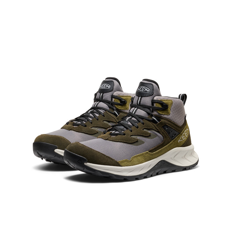 Keen Men's Hightrail Waterproof Hiking Boot | Steel Grey/Forest Night