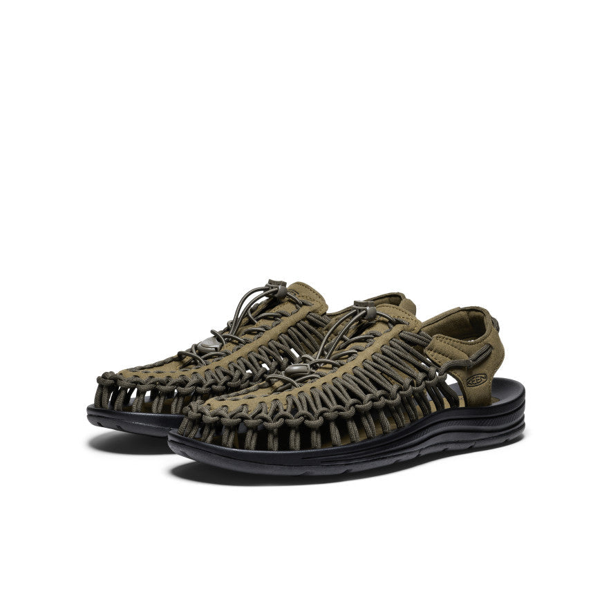 Keen Men's UNEEK Sneaker | Dark Olive/Black
