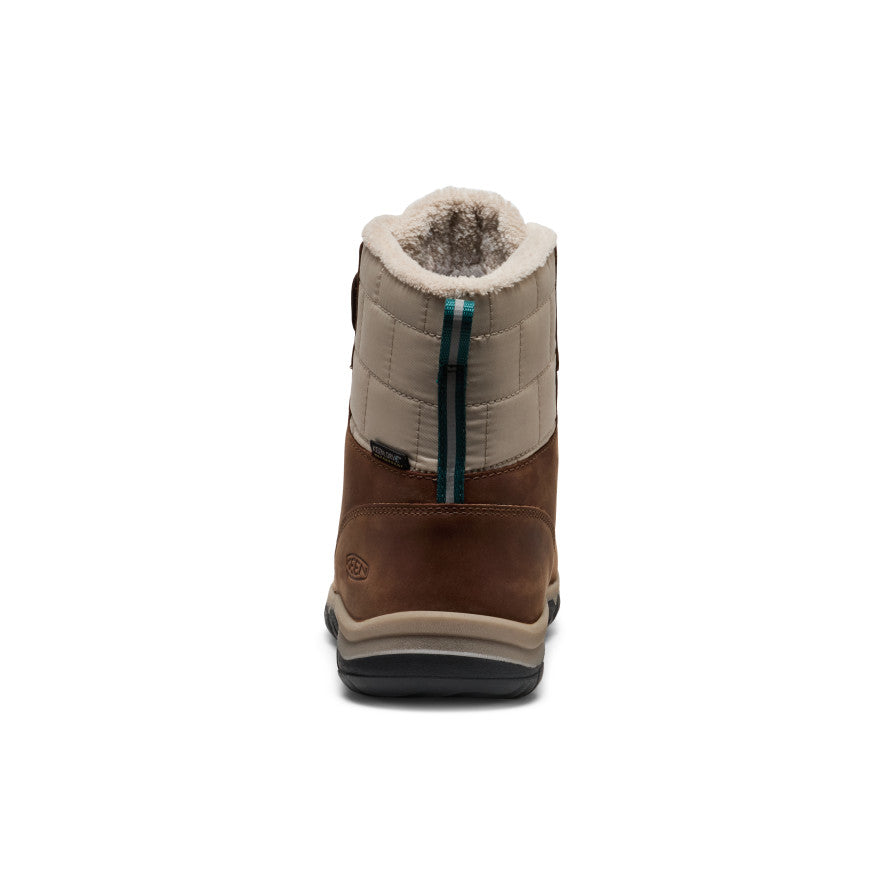 Keen Big Kids' Kanibou Waterproof Winter Boot | Dark Earth/Roasted Pecan