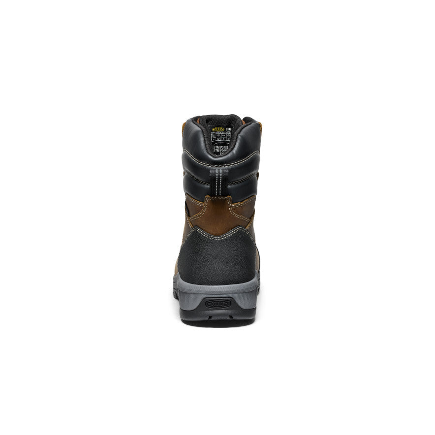 Keen Men's Evanston 8" Insulated Waterproof Boot (Soft Toe) | Bison/Black