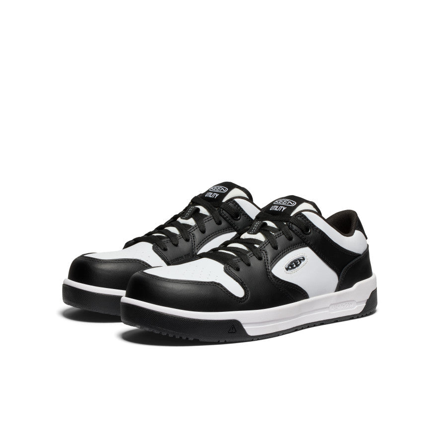 Keen Men's Overton Work Shoe (Carbon Toe) | Star White/Black
