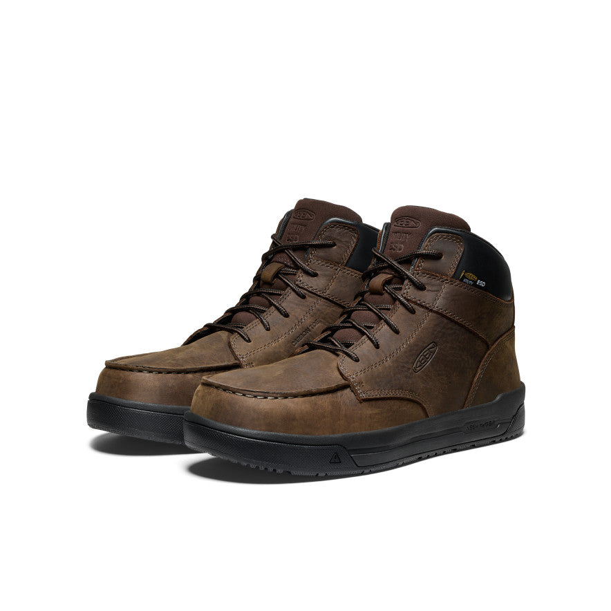 Keen Men's Gibson ESD Boot (Carbon Toe) | Cascade Brown/Black