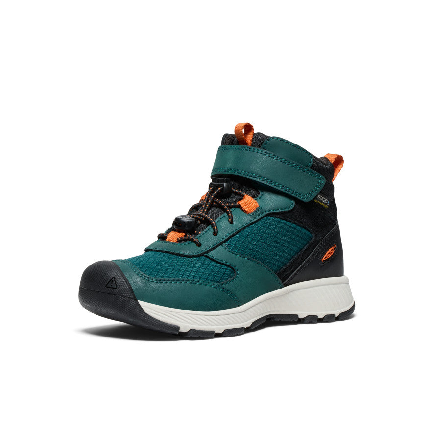 Keen Little Kids' Skua Waterproof Boot | Ponderosa Pine/Gold Flame