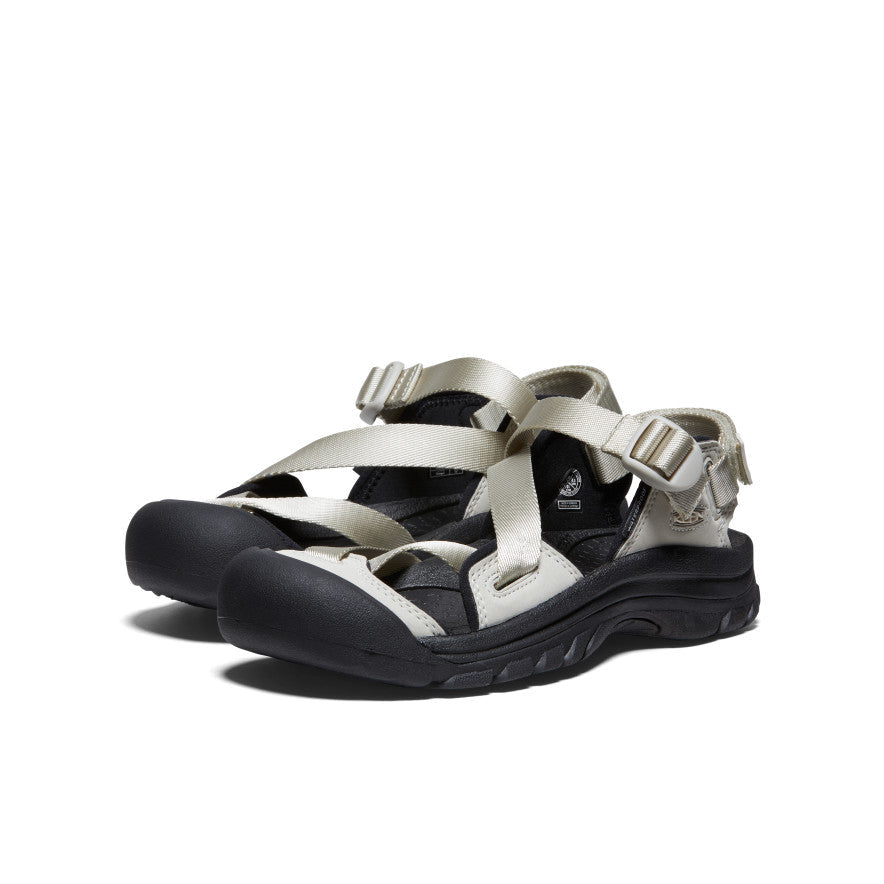 Keen Women's Zerraport II Sandal | Silver Birch/Black