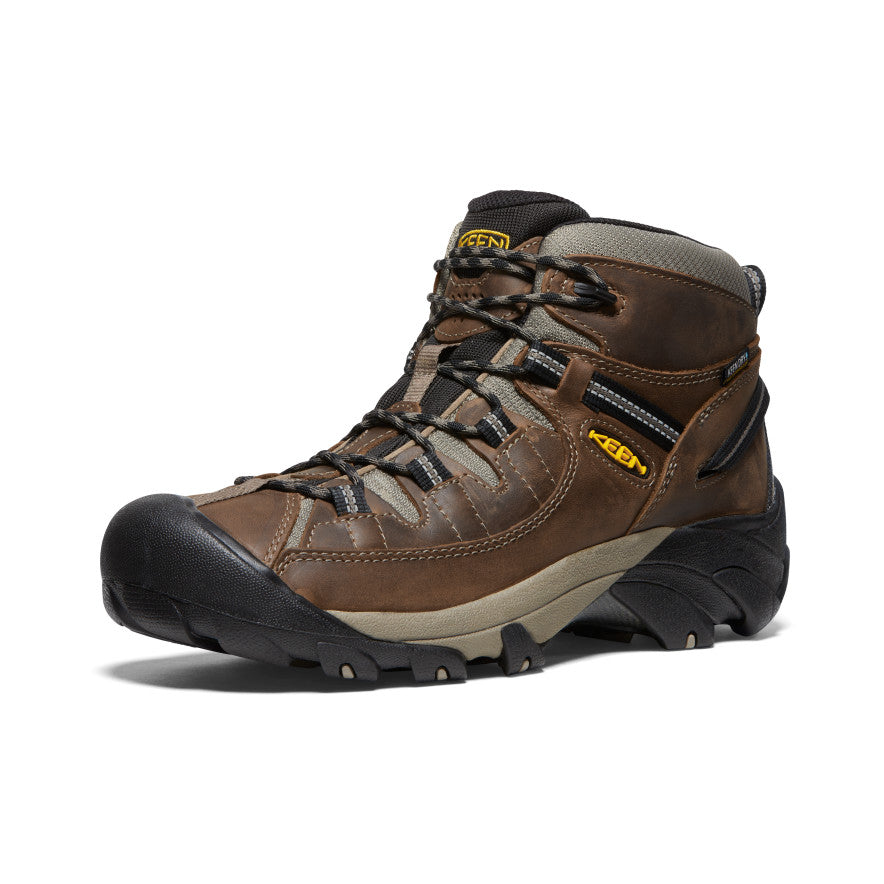 Keen Men's Targhee II Waterproof Mid Wide | Shitake/Brindle