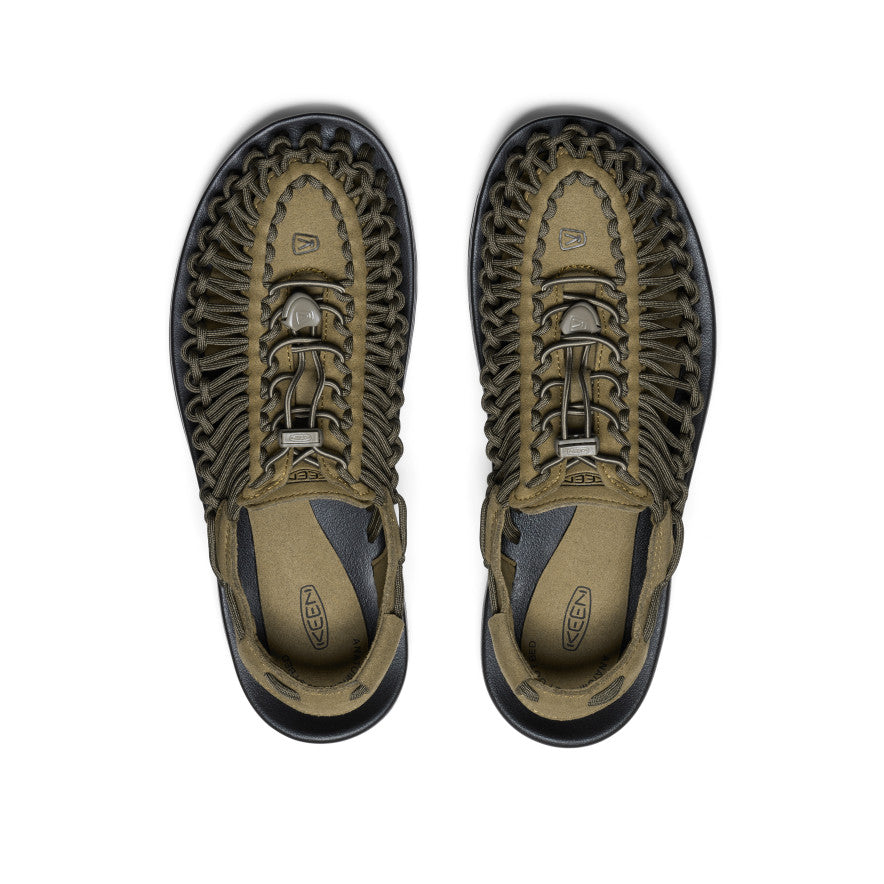 Keen Men's UNEEK Sneaker | Dark Olive/Black