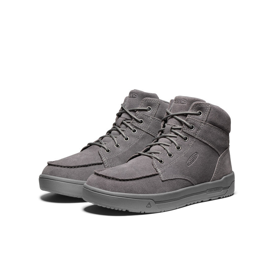 Keen Men's Gibson Boot (Soft Toe) | Steel Grey/Steel Grey