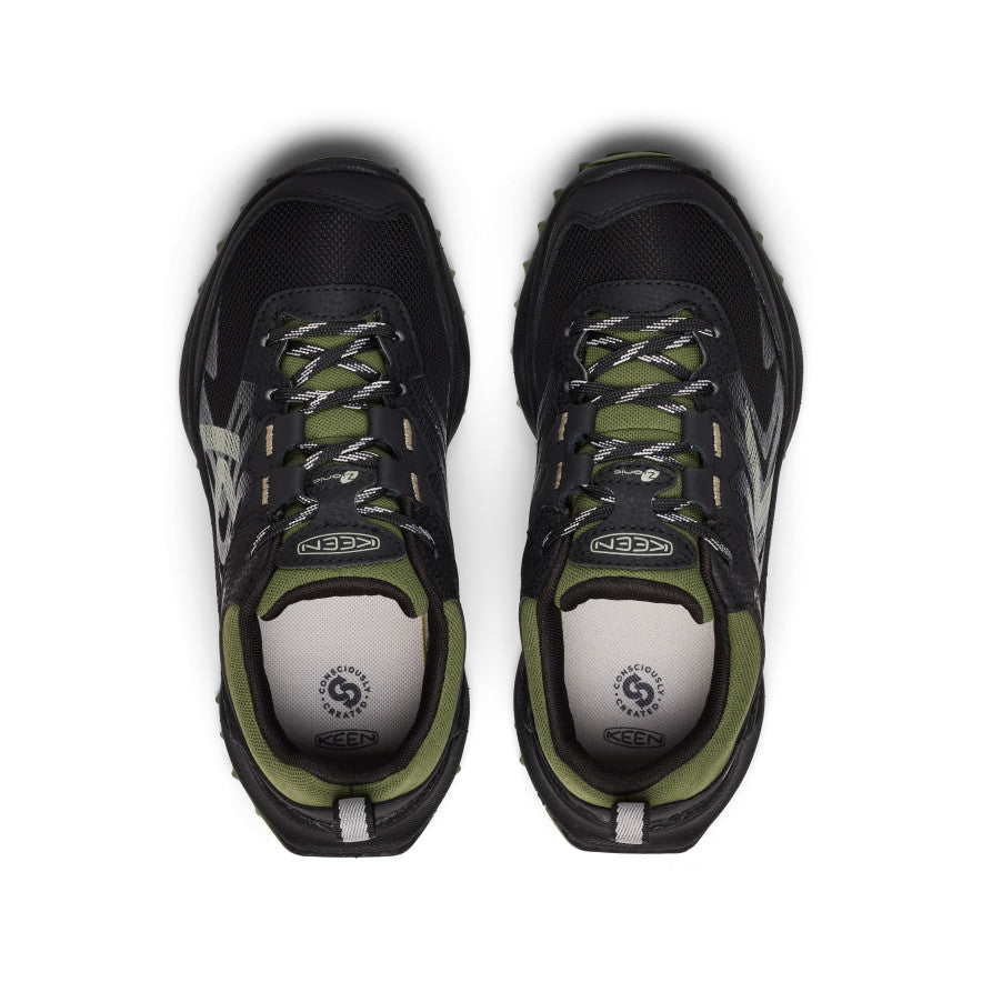 Keen Big Kids' Zionic Waterproof Shoe | Black/Bronze Green