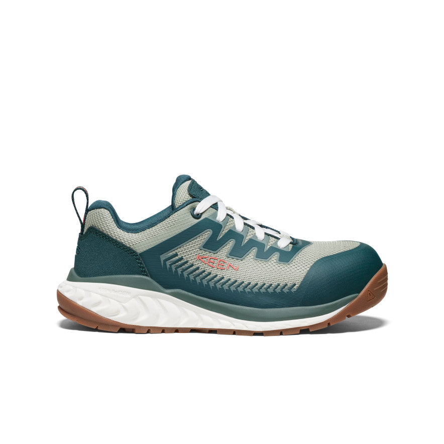 Keen Women's Arvada Work Sneaker (Carbon Toe) | Sea Moss/Desert Sage