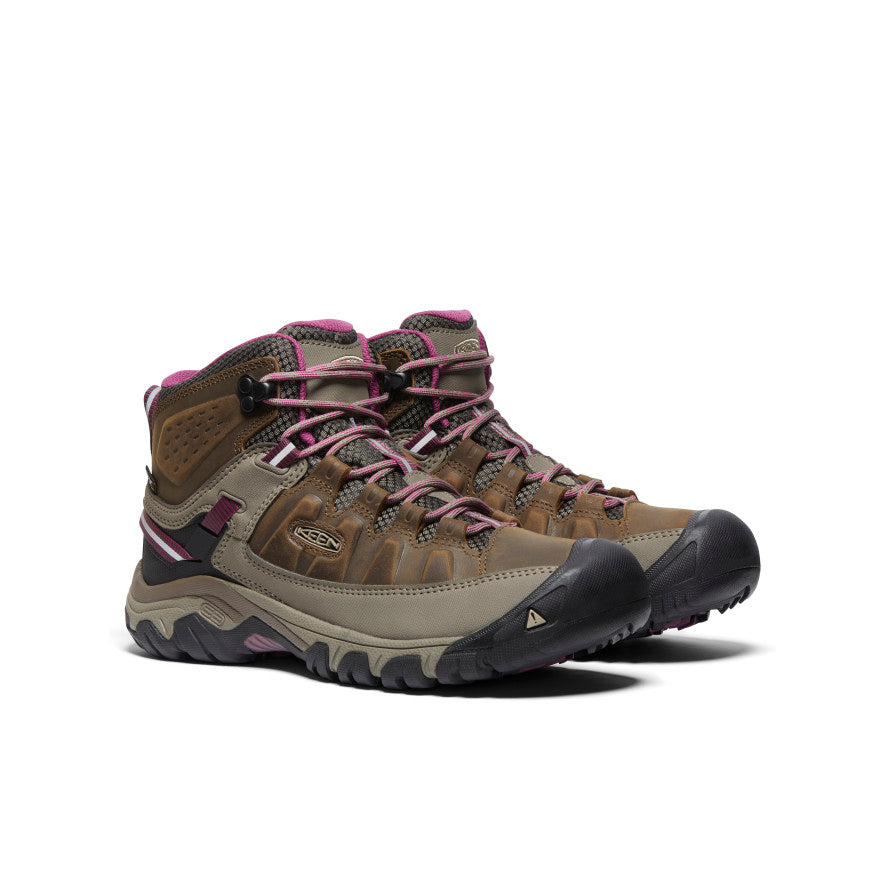Keen Women's Targhee III Waterproof Mid | Weiss/Boysenberry