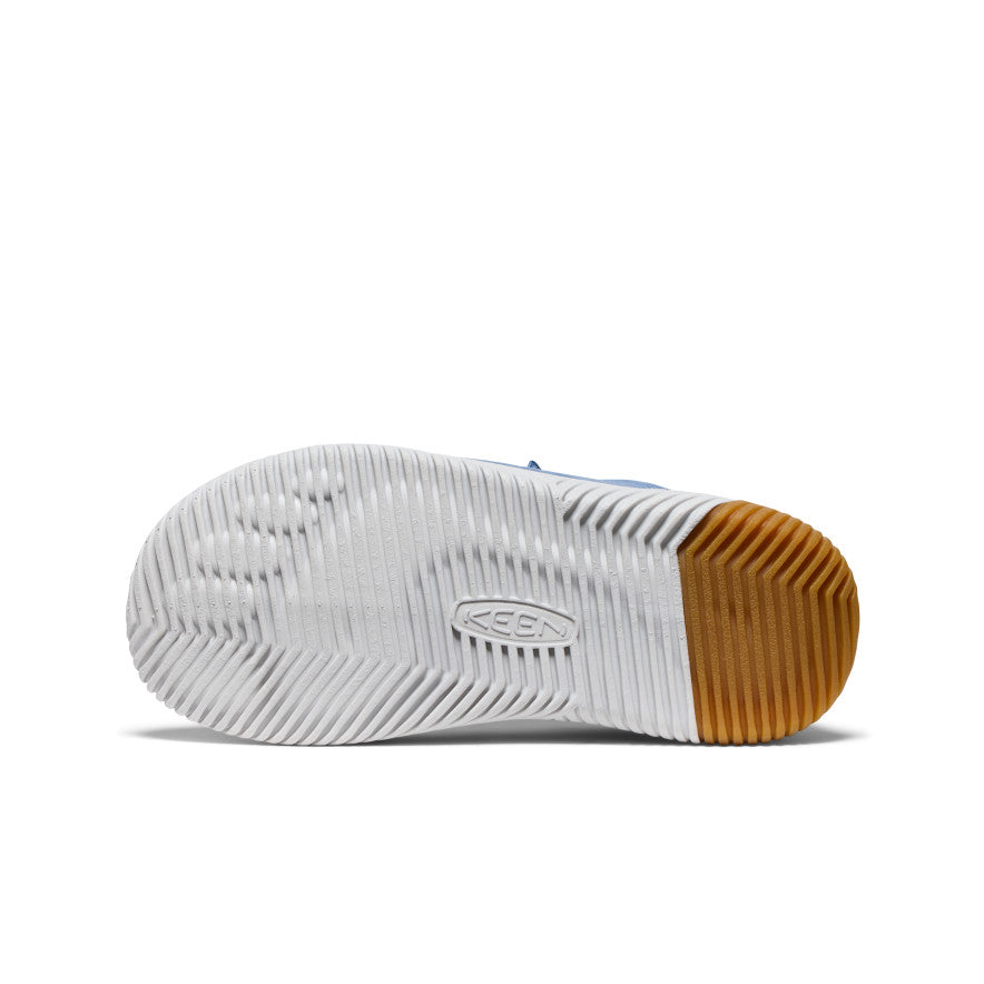 Keen Big Kids' KNX Leather Sneaker | Coronet Blue/Vapor