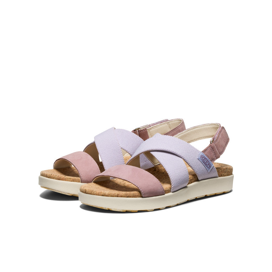 Keen Women's Elle Criss Cross Sandal | Thistle/Toadstool