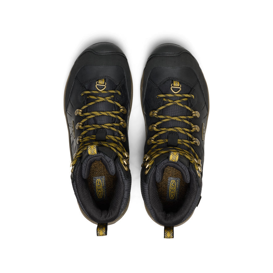 Keen Men's Revel IV Polar Waterproof Boot | Black/Lemon Curry