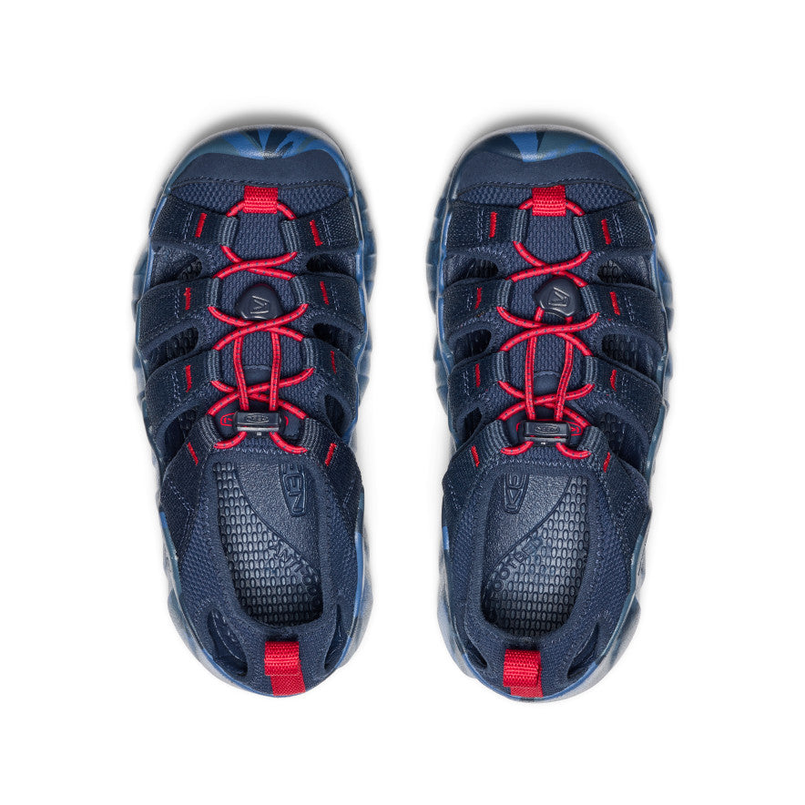 Keen Big Kids' Hyperport H2 Sandal | Naval Academy/Red Carpet