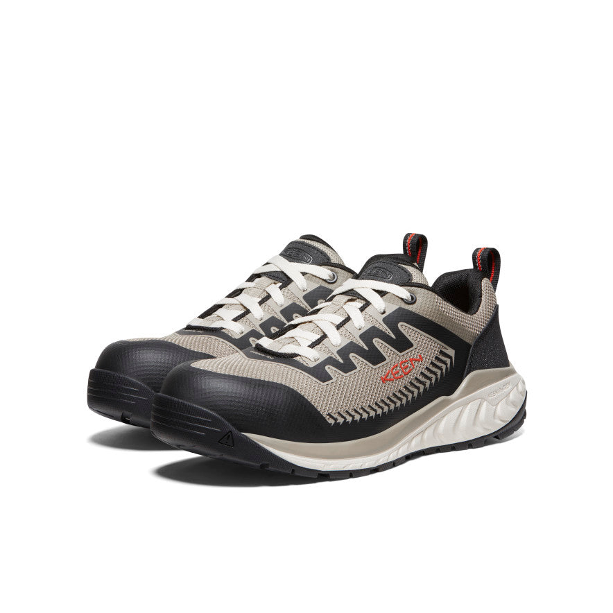 Keen Men's Arvada Work Sneaker (Carbon Toe) | Plaza Taupe/Black
