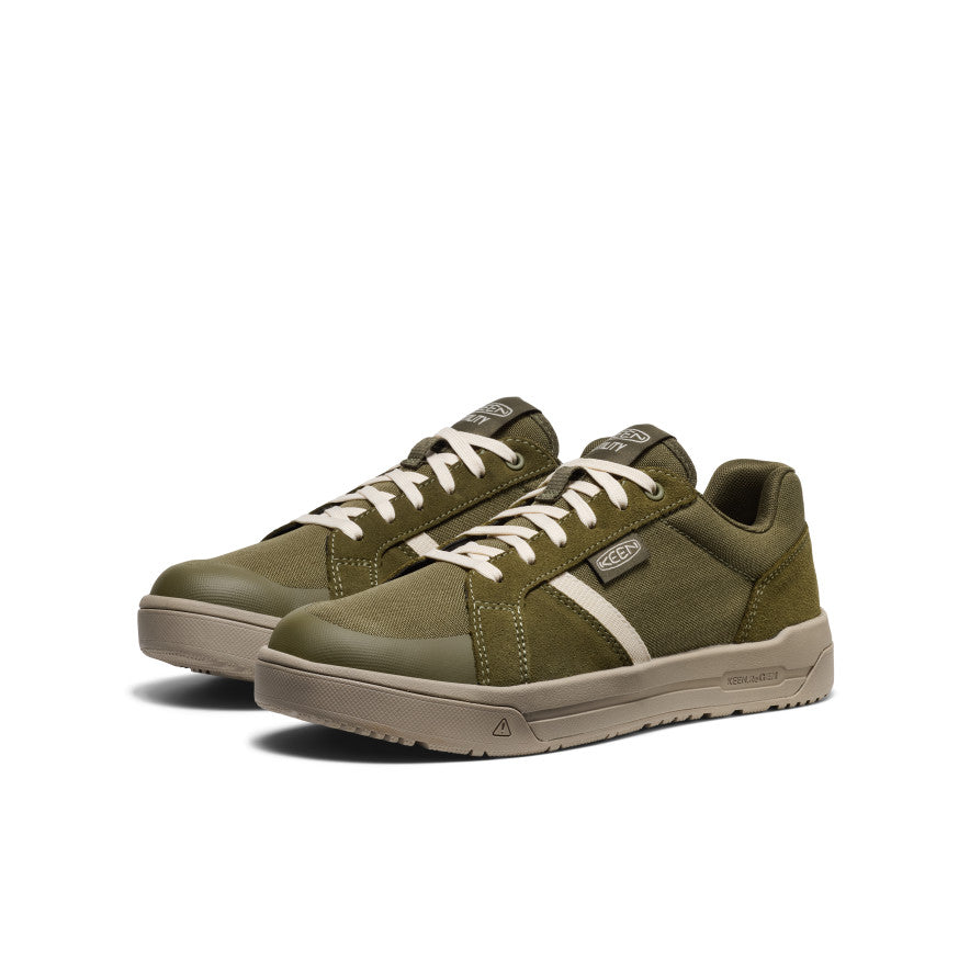 Keen Men's Kenton Work Shoe (Soft Toe) | Winter Moss/Birch