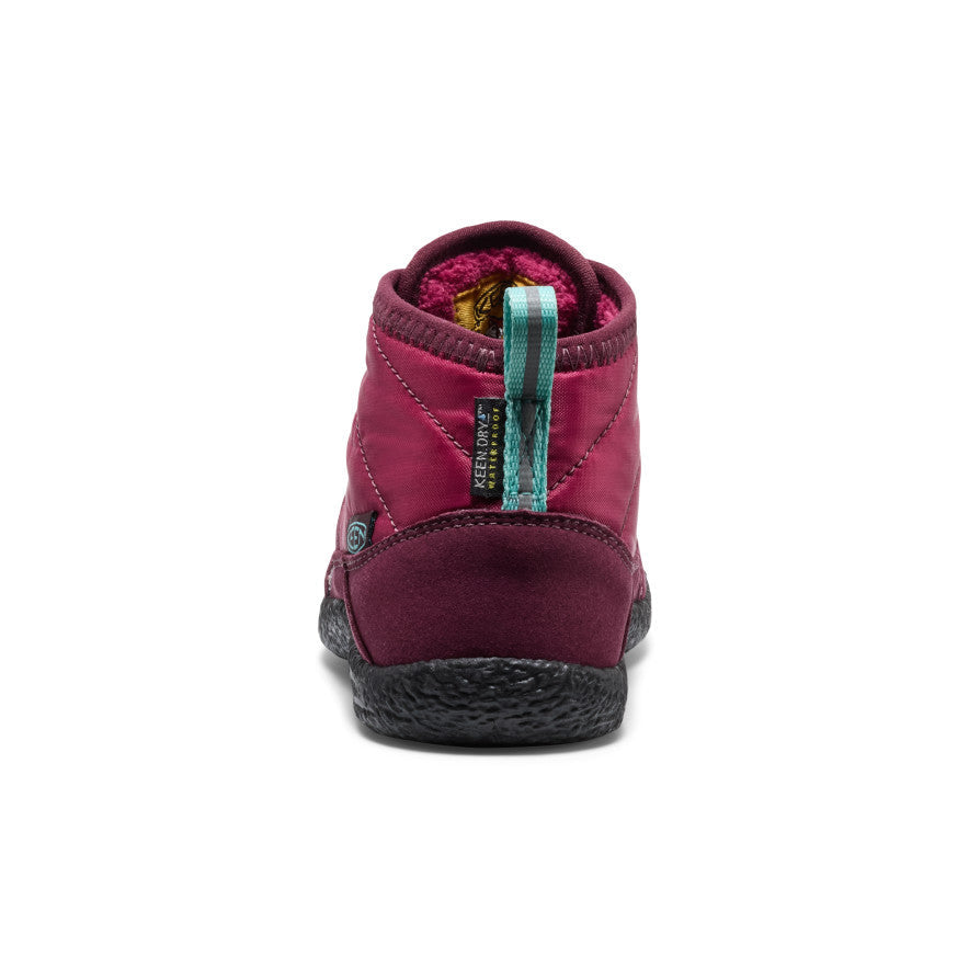 Keen Little Kids' Howser II Waterproof Chukka | Beaujolais/Pool Blue
